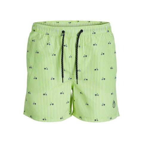 Strój kąpielowy Męski PSTFIJI JJSWIM MINI STRIPE LY Jack & Jones 12227350 Kolor Zielony - S