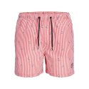 Strój kąpielowy Męski PSTFIJI JJSWIM MINI STRIPE LY Jack & Jones 12227350 Różowy - S