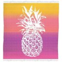 Ręcznik plażowy Secaneta Fouta 170 x 170 cm Pojedyńczy Ananas