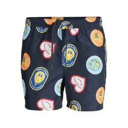 Strój kąpielowy Męski Jack & Jones BIG PRINTS 12227754 Granatowy - S