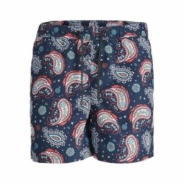 Strój kąpielowy Męski Jack & Jones JPSTFIJI JJSWIM PAISLEY 12234512 Niebieski - S