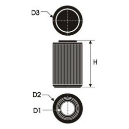 Filtr powietrza Green Filters G491608