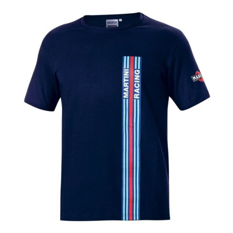 Koszulka z krótkim rękawem Sparco Martini Racing (XS) Granatowy