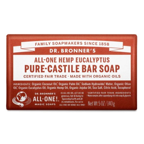 Kostka Mydła Dr Bronner's 140 g Eukaliptus