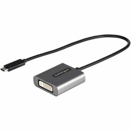 Adapter USB C na DVI Startech CDP2DVIEC Czarny Srebrzysty Czarny/Srebrzysty