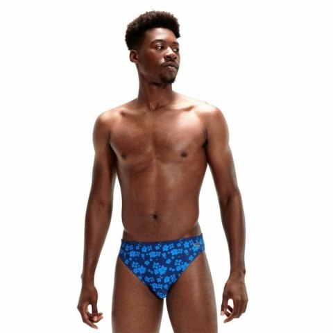 Strój kąpielowy Męski Speedo Allover Brief Niebieski - 28