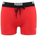 Strój kąpielowy Męski Puma Logo Swim Trunk Boxer Czerwony - L