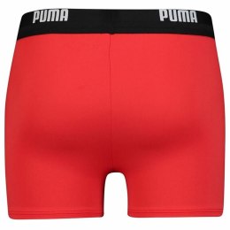 Strój kąpielowy Męski Puma Logo Swim Trunk Boxer Czerwony - L