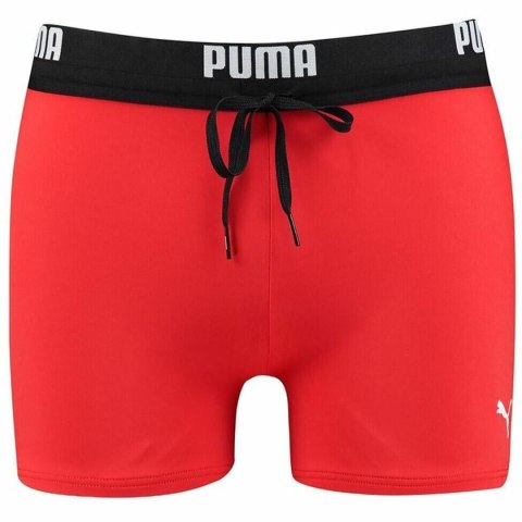 Strój kąpielowy Męski Puma Logo Swim Trunk Boxer Czerwony - XL