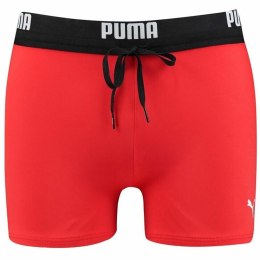 Strój kąpielowy Męski Puma Logo Swim Trunk Boxer Czerwony - M