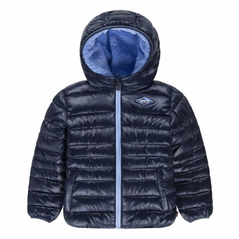 Kurtka Sportowa Dziecięca Levi's Sherpa Lined Mdwt Puffer J Dress Ciemnoniebieski - 8 lat