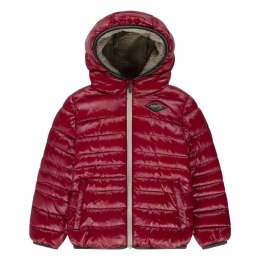 Kurtka Sportowa Dziecięca Levi's Sherpa Lined Mdwt Puffer J Rhythmic Ciemnoczerwony - 8 lat