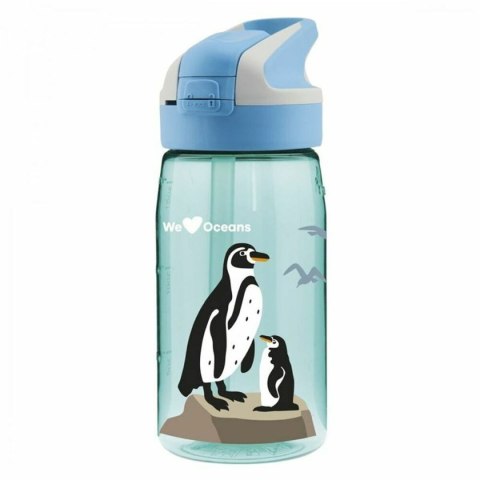 Butelka wody Laken Summit Penguin Niebieski Kwarcowe tygrysie oko (0,45 L)