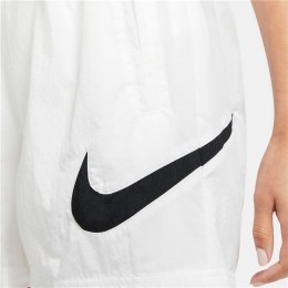 Krótkie Spodenki Sportowe Damskie Nike Sportswear Essential Biały - M