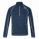 Koszulka z długim rękawem Męska Regatta Yonder Half-Zip Ciemnoniebieski - S