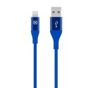 Kabel Lightning Celly USBLIGHTCOLORBL Ciemnoniebieski 1 m (1 Sztuk)