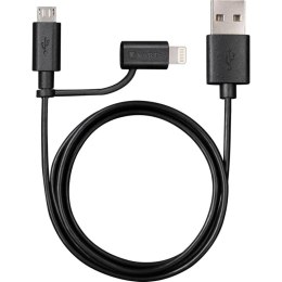 Kabel USB do Micro USB i Lightning Varta 57943101401 1 m