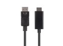 Kabel DisplayPort (M) V1.1 -> HDMI (M) 1.8m czarny