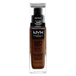 Kremowy podkład do makijażu NYX Can't Stop Won't Stop deep walnut (30 ml)