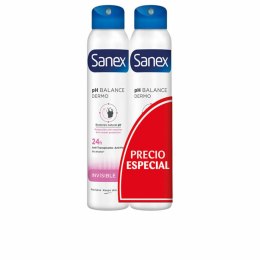 Dezodorant w Sprayu Sanex Invisible 2 Sztuk 200 ml