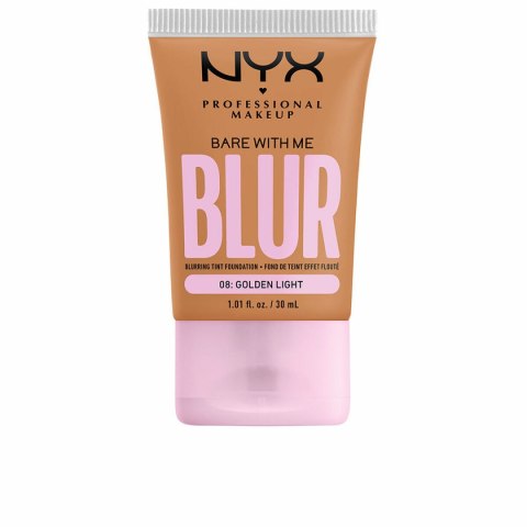 Płynny Podkład do Twarzy NYX Bare With Me Blur Nº 08 Golden light Nº 08-Golden Light 30 ml