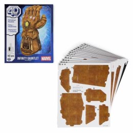 Zestaw do budowania Marvel Infinity Gauntlet 142 Części 23,8 x 25,4 x 49,2 cm Wielokolorowy