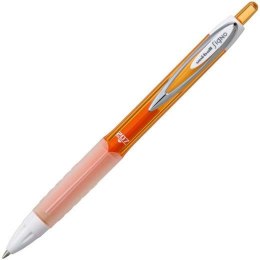 Długopis z płynnym atramentem Uni-Ball Rollerball Signo UM-207 Pomarańczowy 0,4 mm (12 Części)