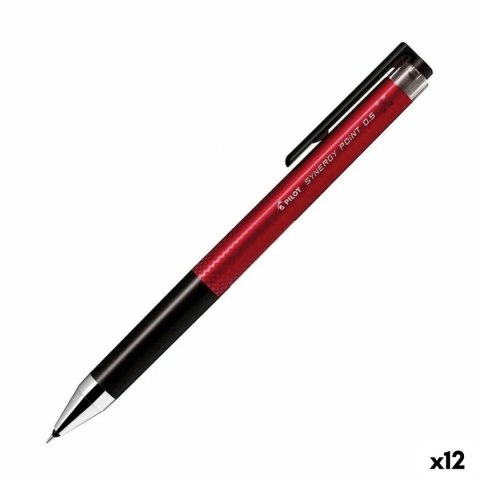 Długopis żelowy Pilot Synergy Point Czerwony 0,5 mm (12 Sztuk)