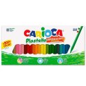 Kolorowe Kredki Woskowe Carioca Plastello Wielokolorowy (54 Sztuk)