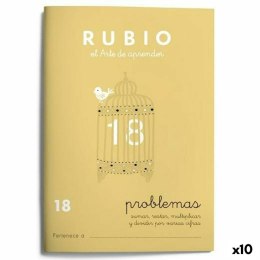 Notatnik do matematyki Rubio Nº 18 A5 hiszpański 20 Kartki (10 Sztuk)