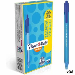 Pióro Paper Mate Inkjoy 20 Części Niebieski 1 mm (36 Sztuk)