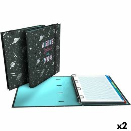 Segregator Grafoplas Carpebook Aliens Czarny A4 (2 Sztuk)