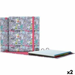 Segregator Grafoplas Carpebook Fantasy Liliowy A4 (2 Sztuk)