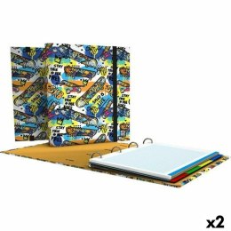 Segregator Grafoplas Carpebook Street Wielokolorowy A4 (2 Sztuk)