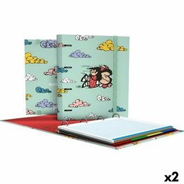 Segregator Mafalda Carpebook Kolor Zielony A4 (2 Sztuk)