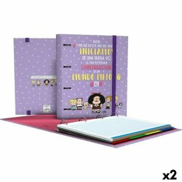 Segregator Mafalda Carpebook Liliowy A4 (2 Sztuk)