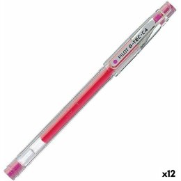 Długopis żelowy Pilot G-TEC C4 Różowy 0,2 mm (12 Sztuk)