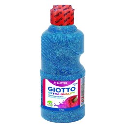 Farba temperowa Giotto Glitter Niebieski 250 ml (8 Sztuk)