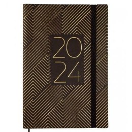 Kalendarz książkowy Finocam Dynamic Casual Trendy 2024 Wielokolorowy A5 14 x 20,4 cm