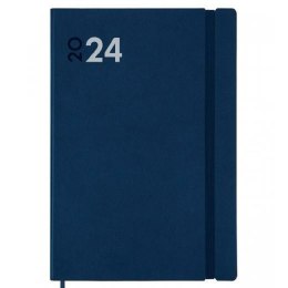 Kalendarz książkowy Finocam Dynamic Mara 2024 Niebieski 16,5 x 24 cm