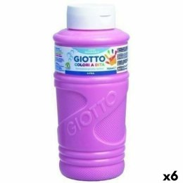 Malowanie palcami Giotto Różowy 750 ml (6 Sztuk)