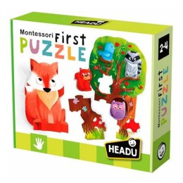 Układanka puzzle HEADU Montessori Las (4 Sztuk)