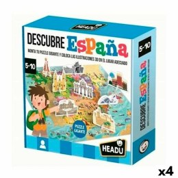 Zabawa Edukacyjna HEADU Descubre España (4 Sztuk)