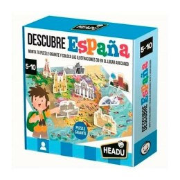 Zabawa Edukacyjna HEADU Descubre España (4 Sztuk)