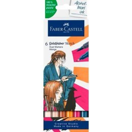 Zestaw markerów Faber-Castell Goldfaber Sketch - Manga Pojedyńczy 6 Części