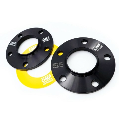 Dystanse poszerzające OMP OMPS09151001 PCD 5x120 CB 72,6 M12 x 1,50 M14 x 1,25 10 mm