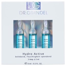 Ampułki Dr. Grandel Hydro Active 3 ml 3 Sztuk Głębokie nawilżenie