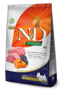 FARMINA N&D Pumpkin Lamb & Blueberry Adult Mini - sucha karma dla psa - 2,5 kg