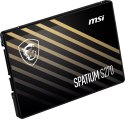 MSI SPATIUM S270 SATA 2.5 480GB urządzenie SSD 2.5" Serial ATA III 3D NAND