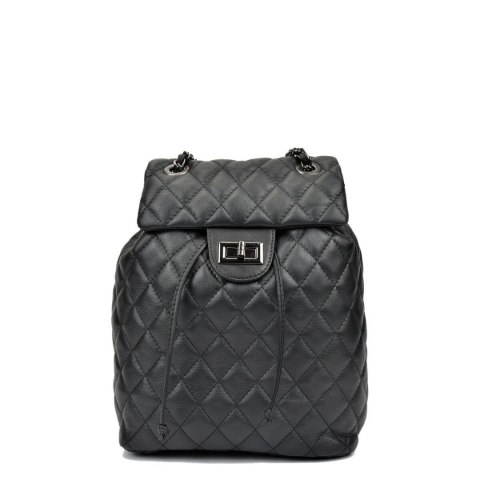 Plecak Casual Anna Luchini SS22-AL-2165-NERO Czarny 22 x 32 x 11 cm